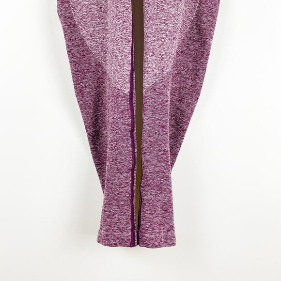 Gymshark Flex Leggings Dark Ruby Marl Blush Size Small - Picture 5 of 9